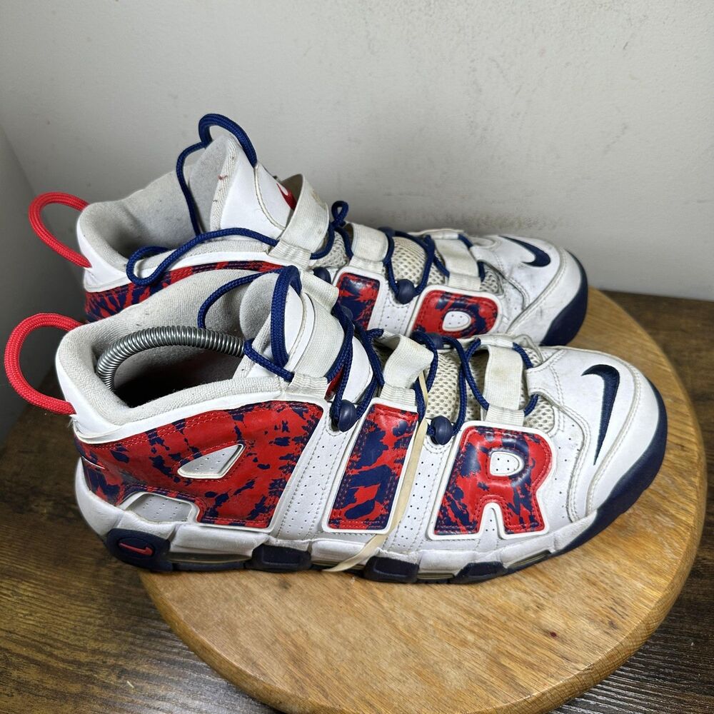 Nike Air More Uptempo Shoes Mens Size 13 USA Olympics CZ7877-100 Basketball Snea